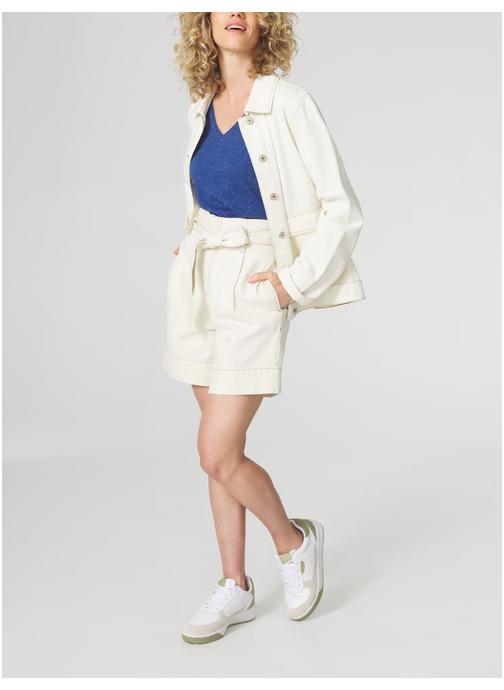 TBS Vestes Doudoune FAHRAVES BLEACH femme bleu