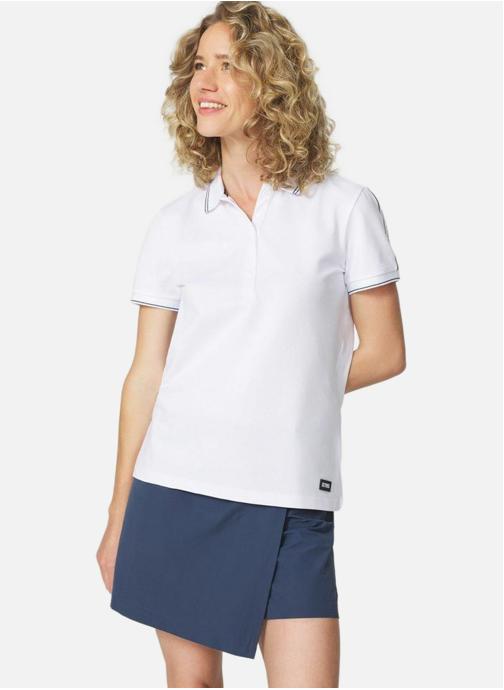TBS Polos Polo manches courtes IRRISPOL FANION femme blanc