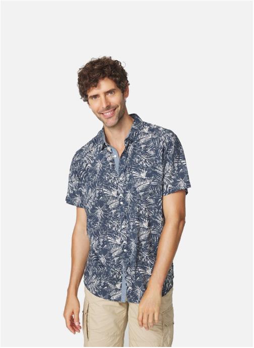 TBS Chemises Chemise manches courtes MILLOCHA NAVY homme bleu