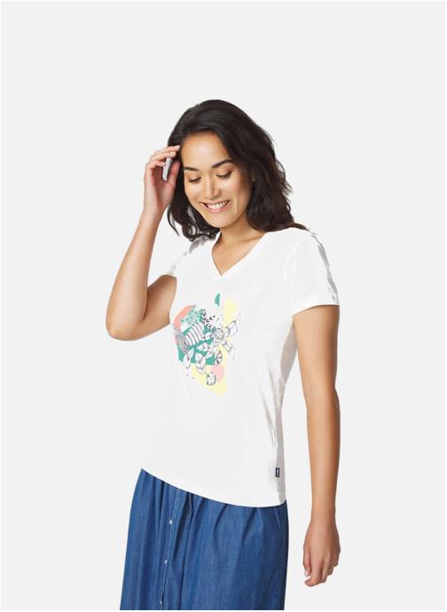 TBS Tee-shirts Polo Manches courtes LUGDITEE ARCTIQUE femme blanc