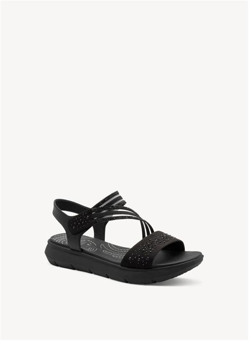 Jana shoes Sandales 8-28771-46 femme noir