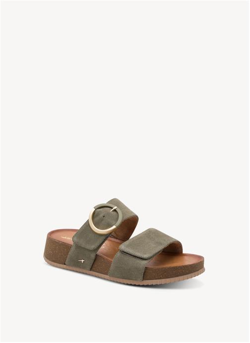 Tamaris Mules 8-87212-46 femme vert