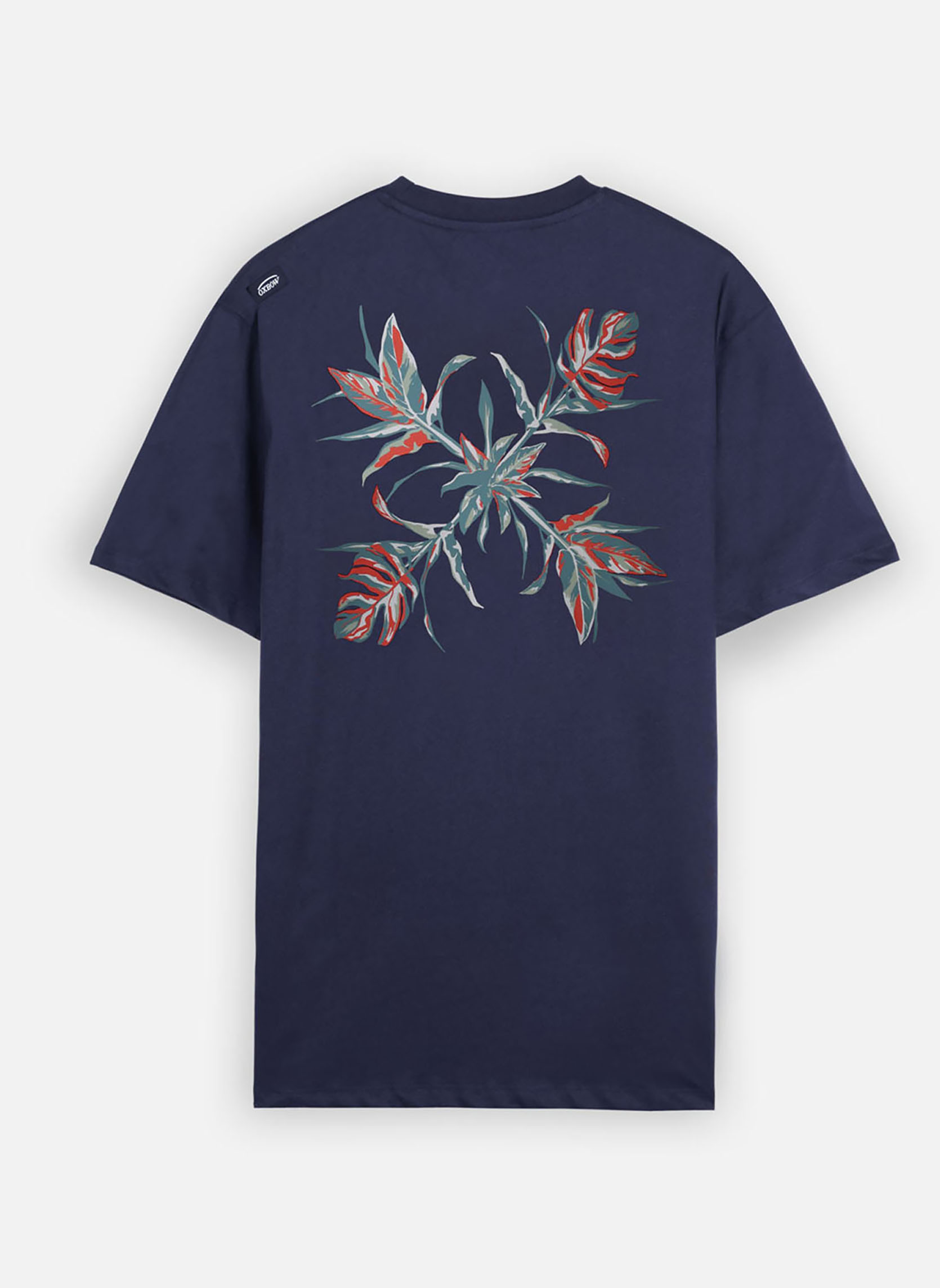 Tee-shirts TROPICS homme bleu Oxbow Tee-shirts TROPICS homme bleu Bleu marine
