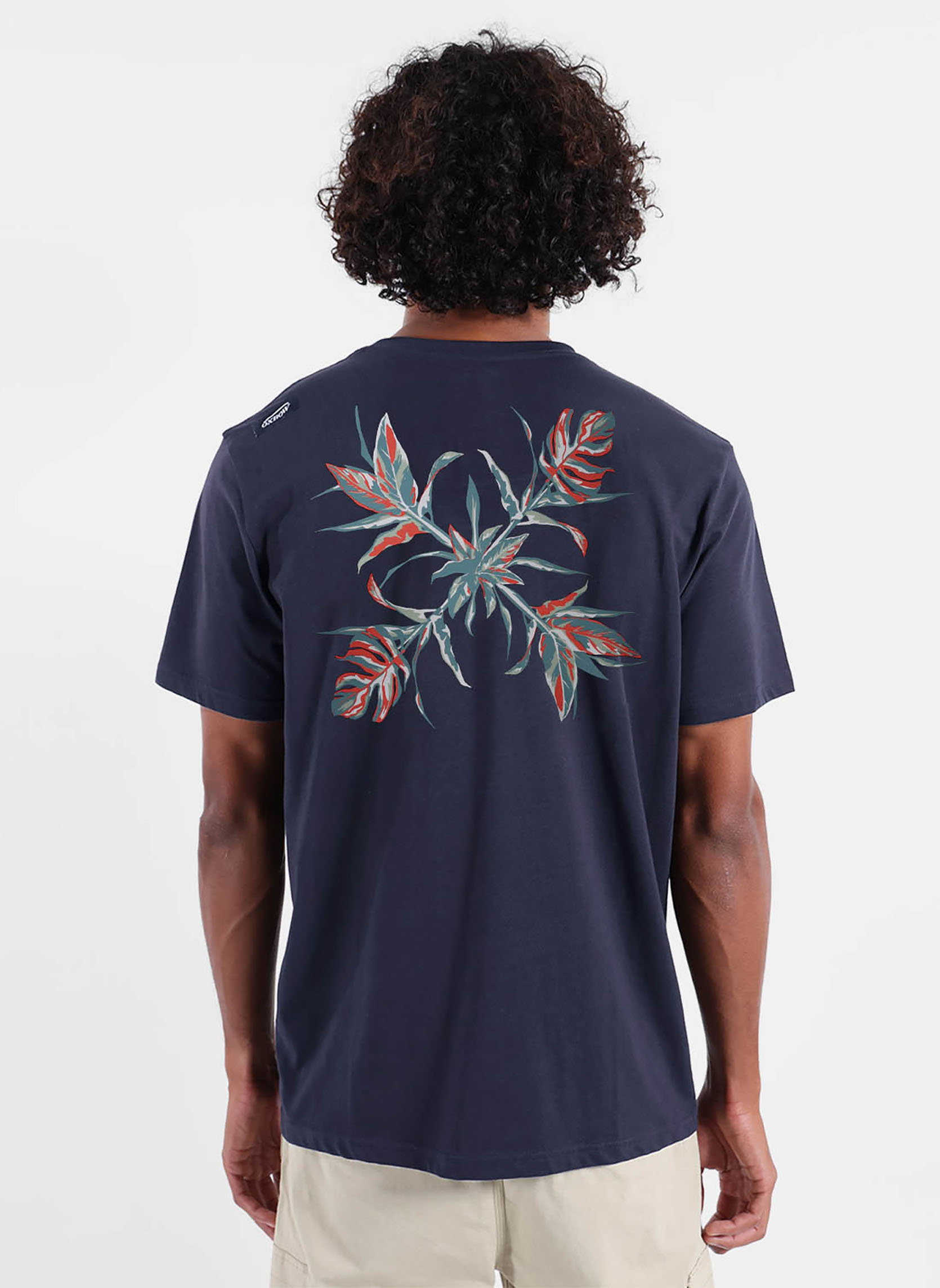 Tee-shirts TROPICS homme bleu Oxbow Tee-shirts TROPICS homme bleu Bleu marine
