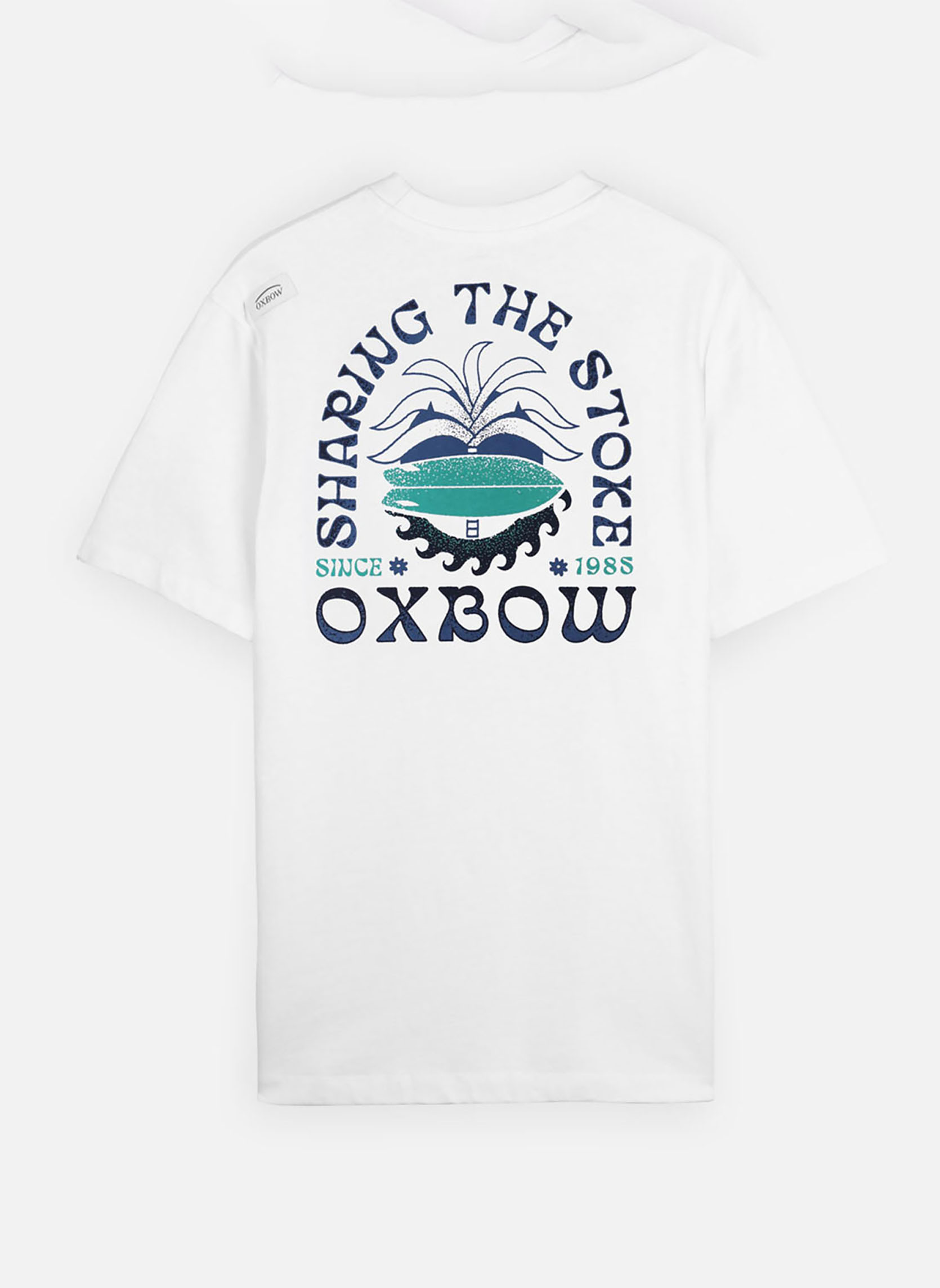 Tee-shirts STOKED homme blanc Oxbow Tee-shirts STOKED homme blanc Blanc