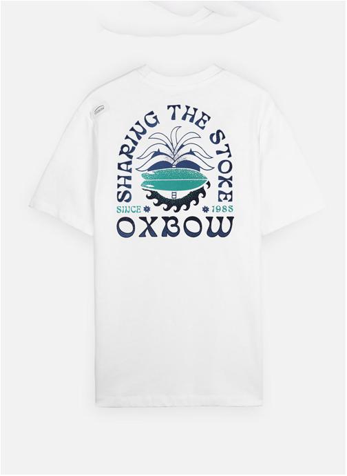 Oxbow Tee-shirts STOKED homme blanc