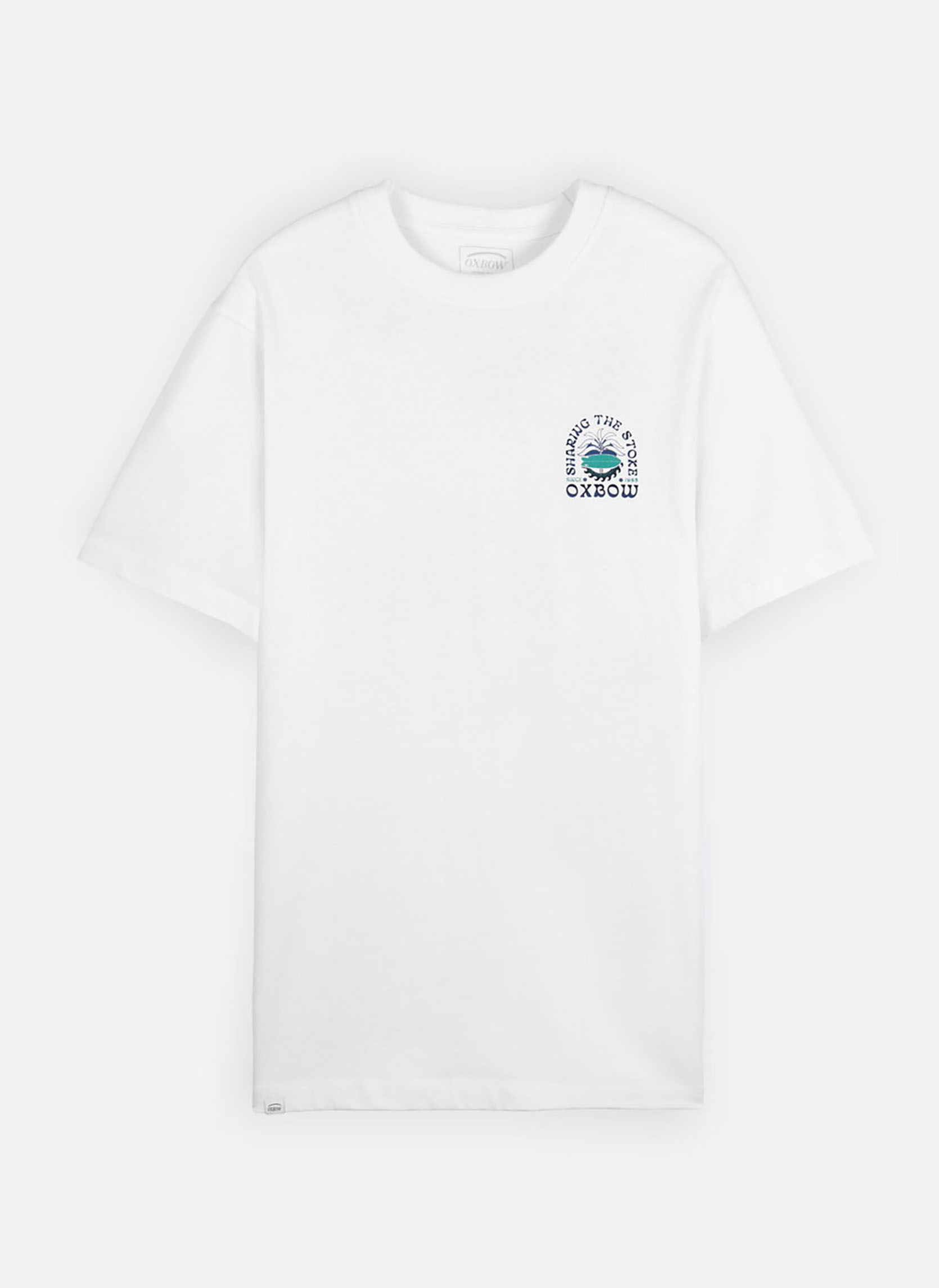 Tee-shirts STOKED homme blanc Oxbow Tee-shirts STOKED homme blanc Blanc