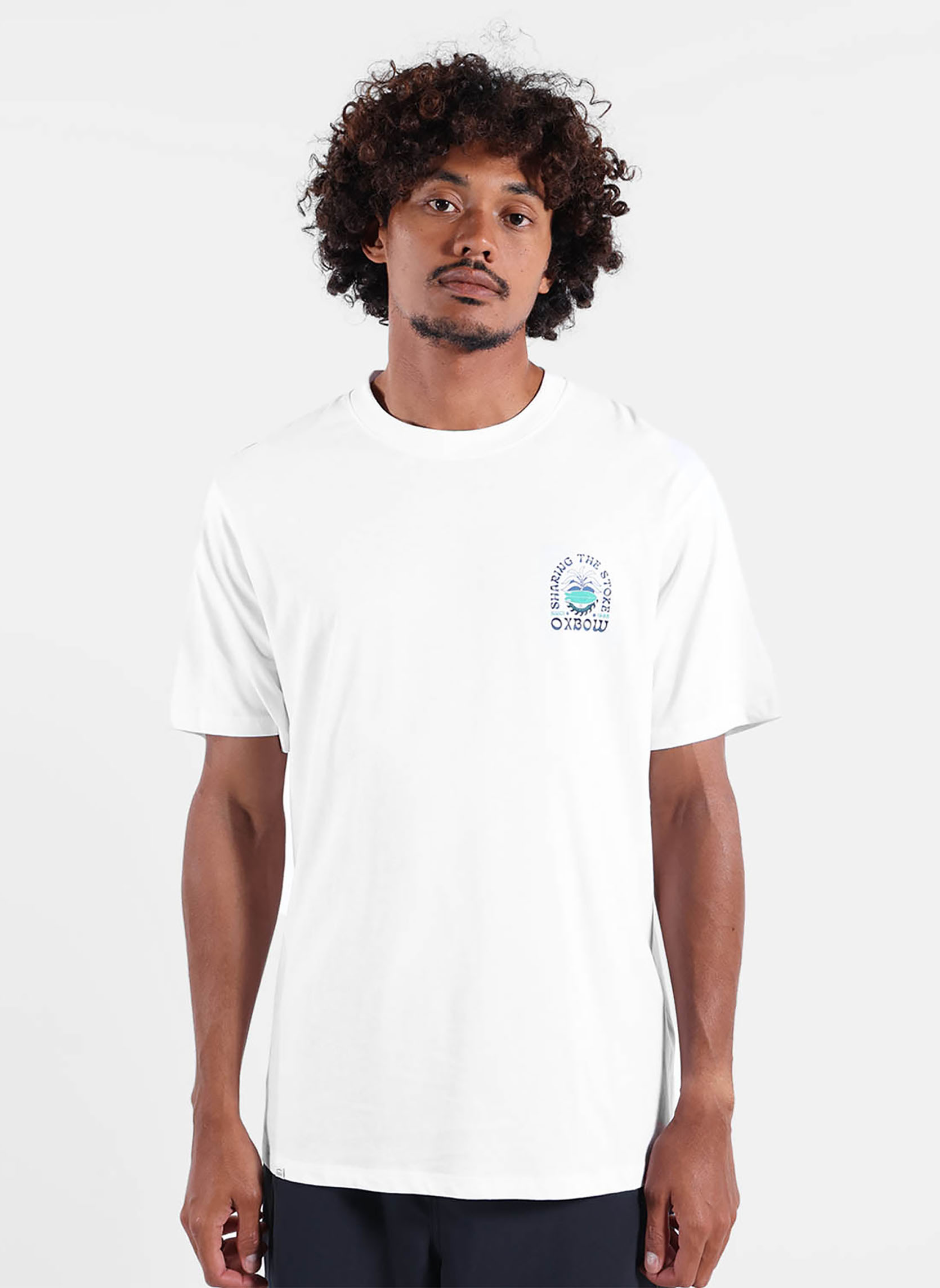 Tee-shirts STOKED homme blanc Oxbow Tee-shirts STOKED homme blanc Blanc