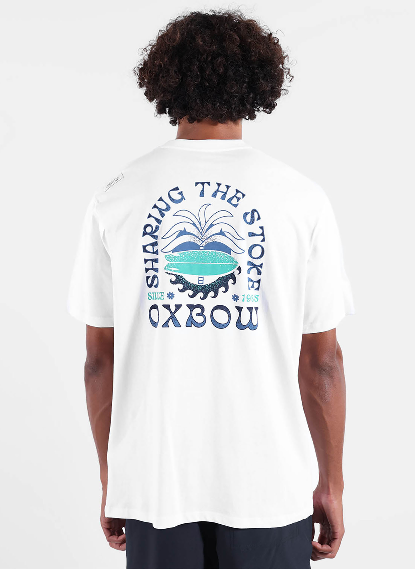 Tee-shirts STOKED homme blanc Oxbow Tee-shirts STOKED homme blanc Blanc
