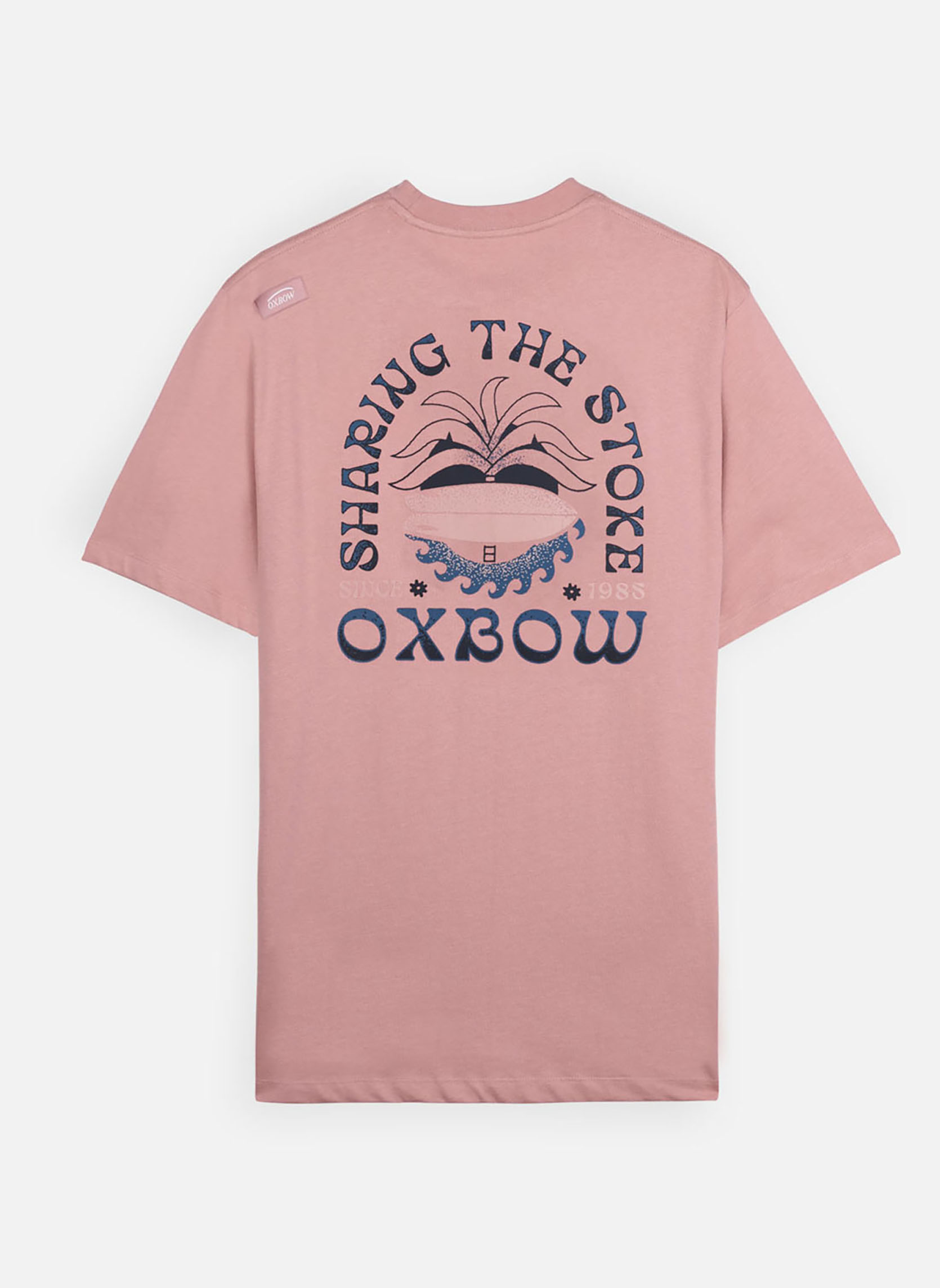 Tee-shirts STOKED homme rose Oxbow Tee-shirts STOKED homme rose Rose