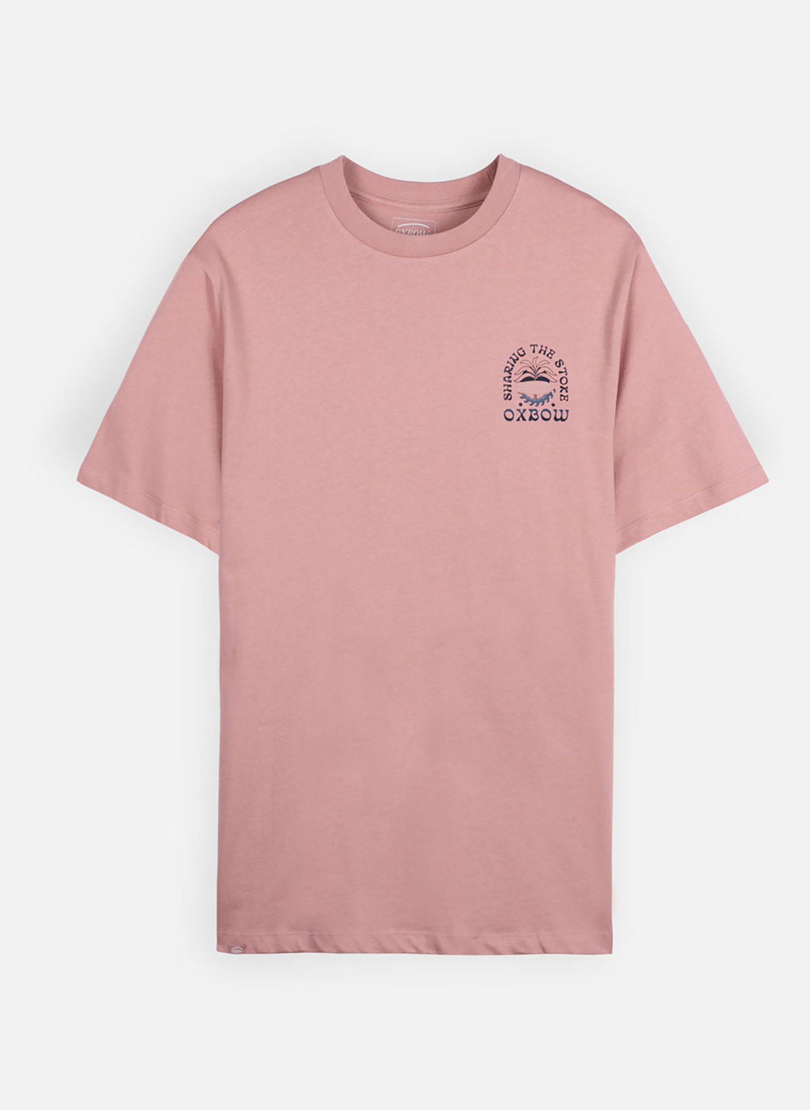 Tee-shirts STOKED homme rose Oxbow Tee-shirts STOKED homme rose Rose