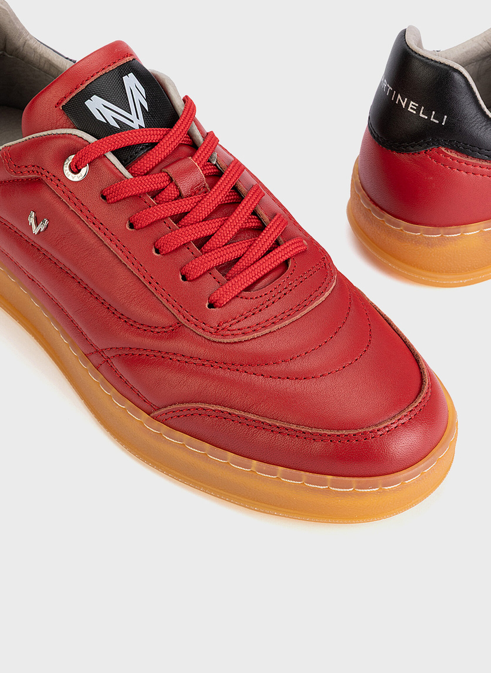 Baskets basses SEAFORD femme rouge Martinelli Baskets basses SEAFORD femme rouge Rouge