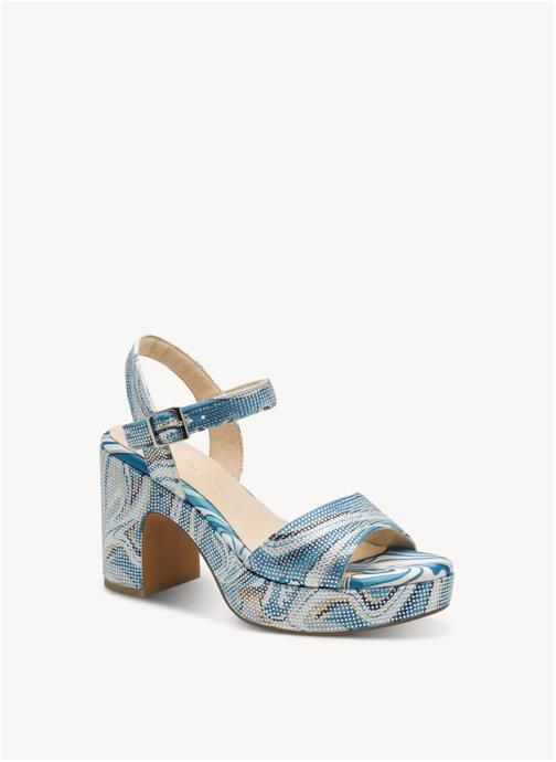 Marco Tozzi Sandales 2-28399-46 femme bleu