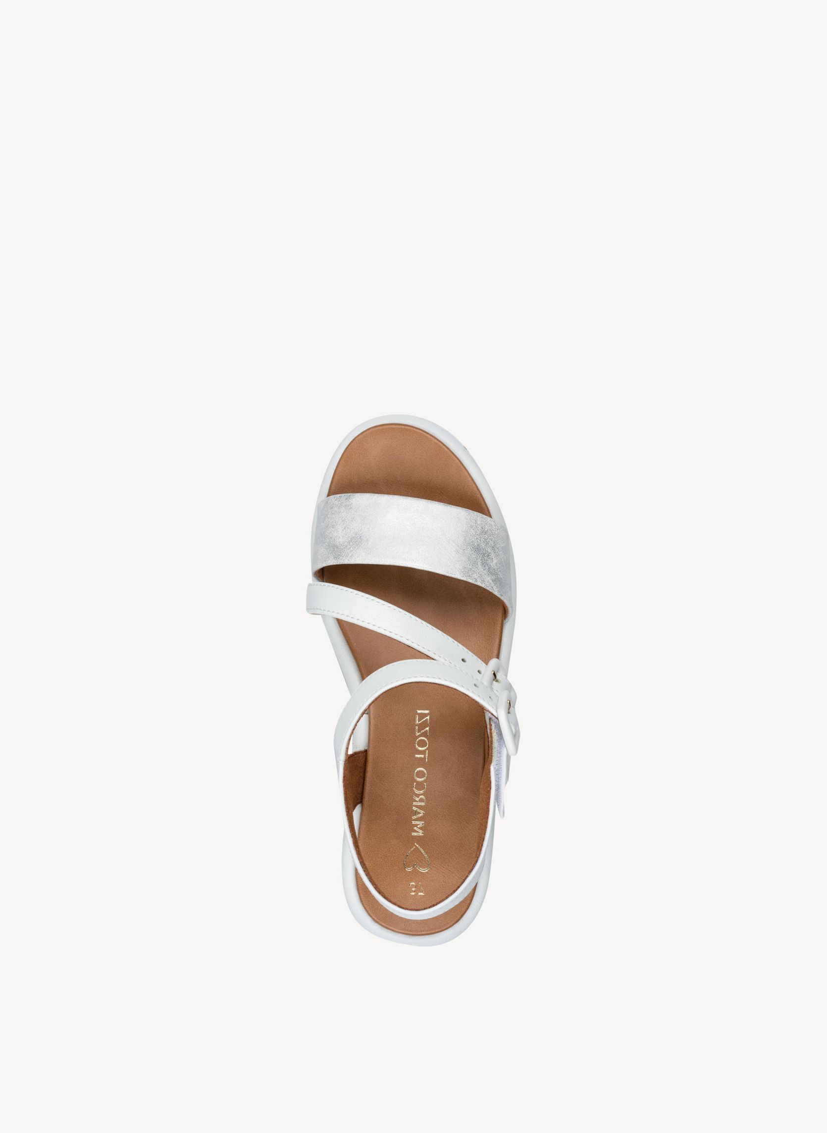 Sandales 2-28425-46 femme blanc Marco Tozzi Sandales 2-28425-46 femme blanc Blanc