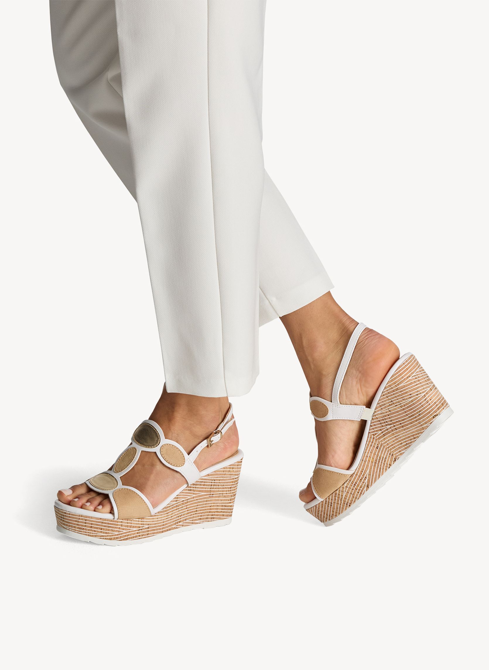 Sandales 2-28363-46 femme blanc Marco Tozzi Sandales 2-28363-46 femme blanc Blanc