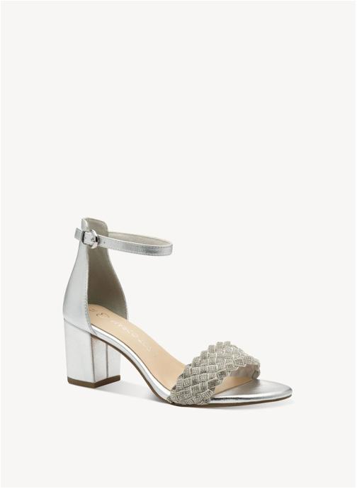 Marco Tozzi Sandales 2-28399-42 femme argent