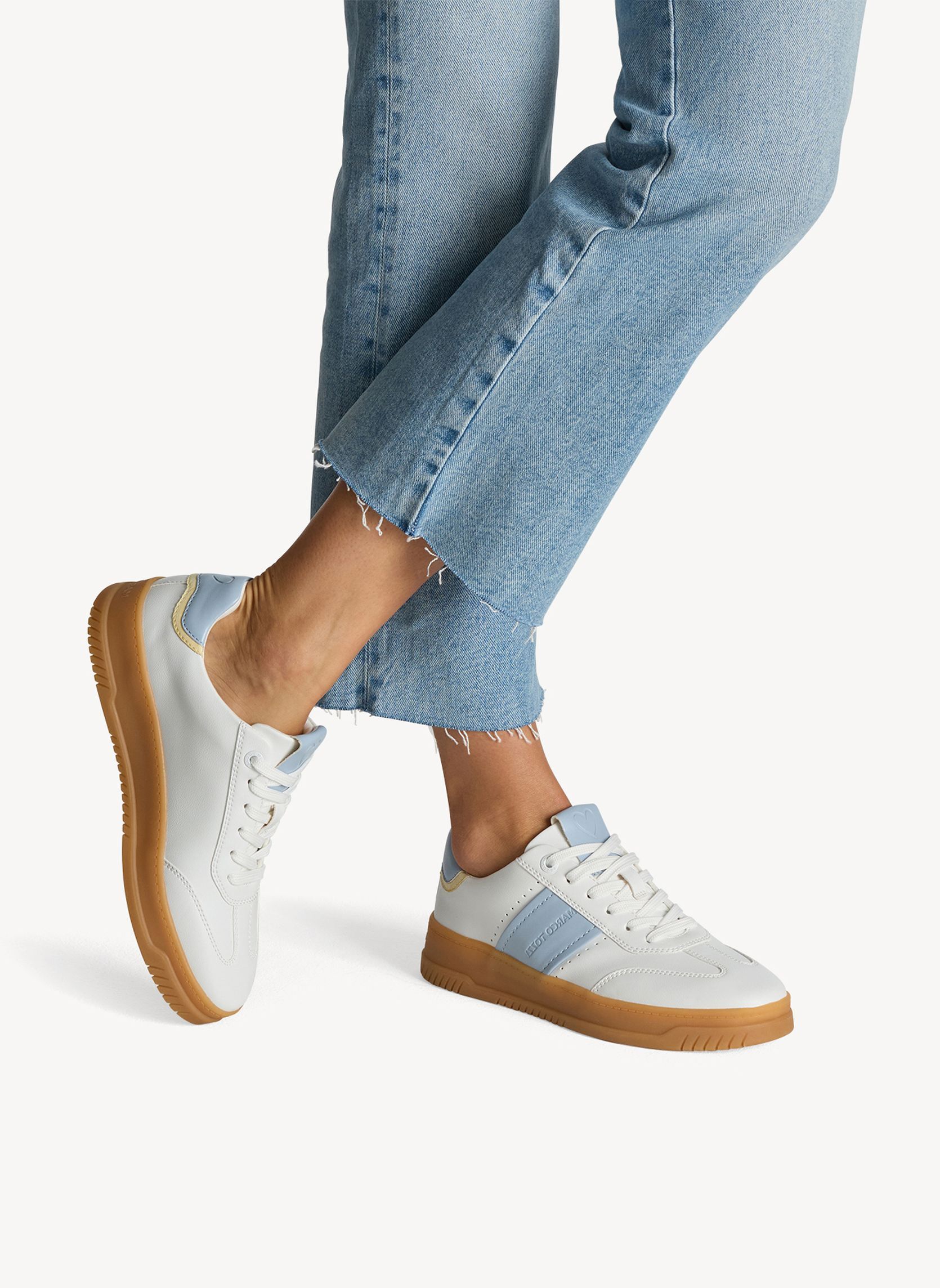 Baskets basses 2-23775-46 femme bleu Marco Tozzi Baskets basses 2-23775-46 femme bleu Bleu clair