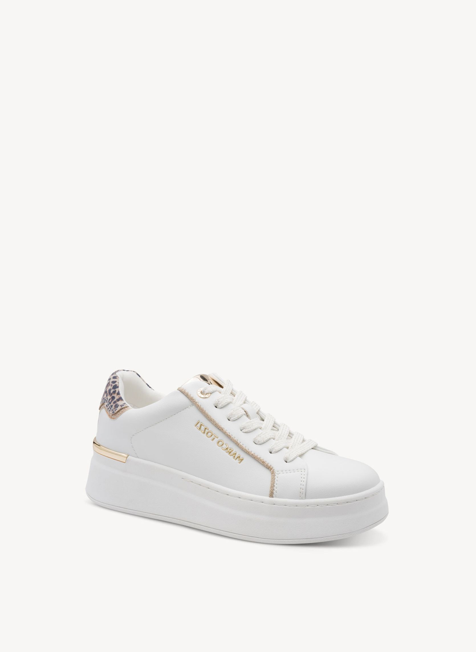 Baskets basses 2-23794-46 femme blanc Marco Tozzi Baskets basses 2-23794-46 femme blanc Blanc & doré