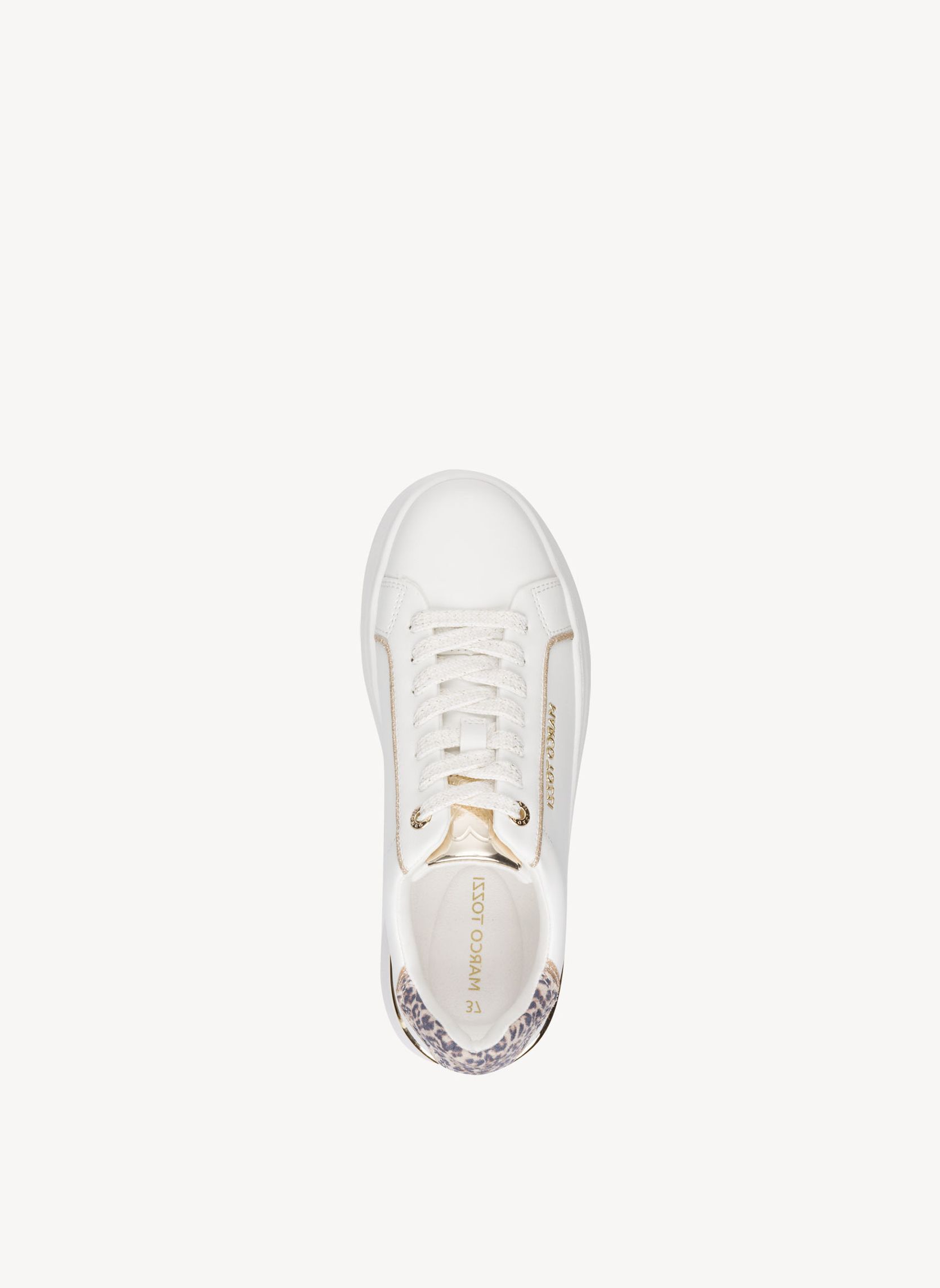Baskets basses 2-23794-46 femme blanc Marco Tozzi Baskets basses 2-23794-46 femme blanc Blanc & doré