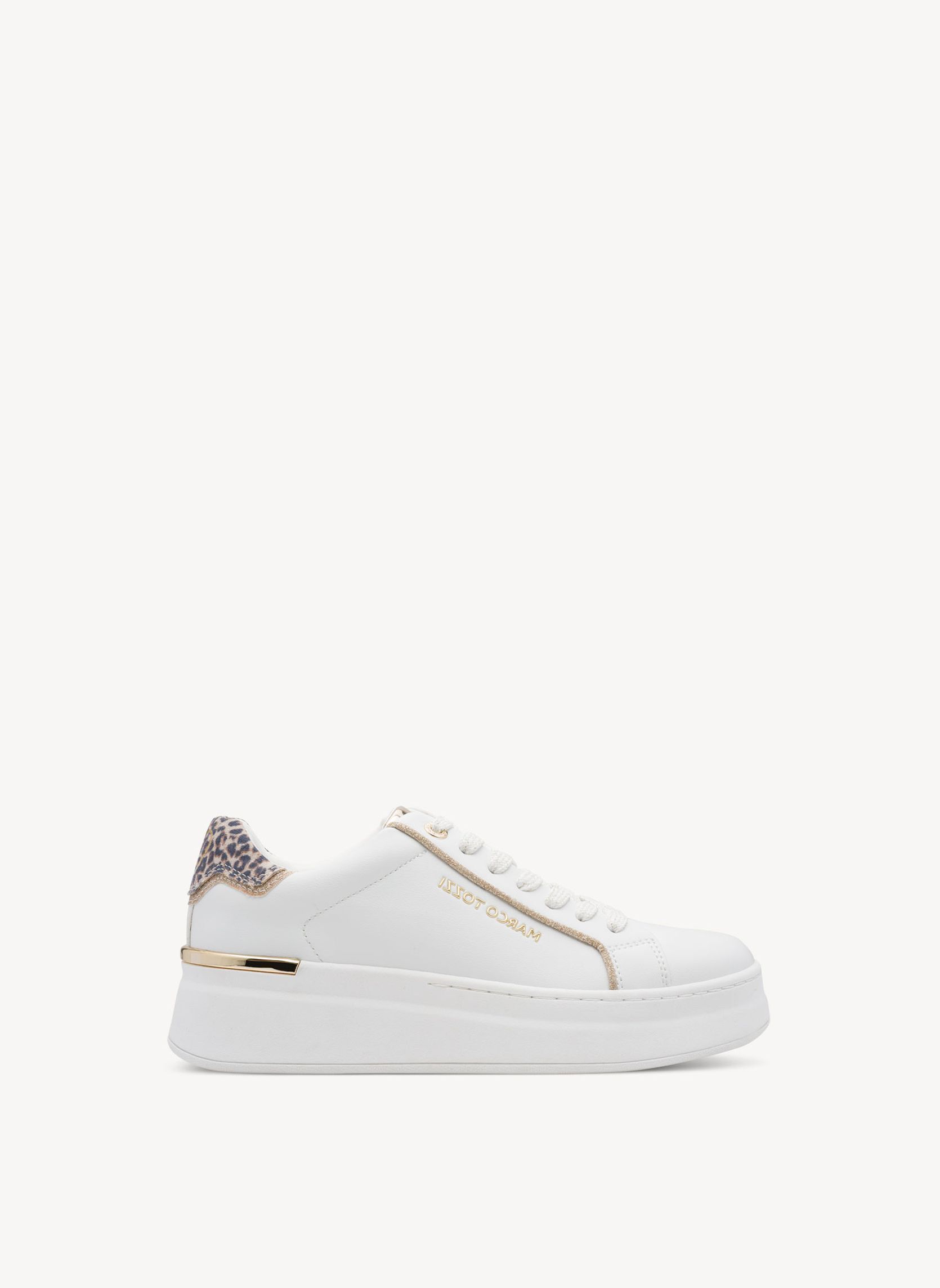 Baskets basses 2-23794-46 femme blanc Marco Tozzi Baskets basses 2-23794-46 femme blanc Blanc & doré