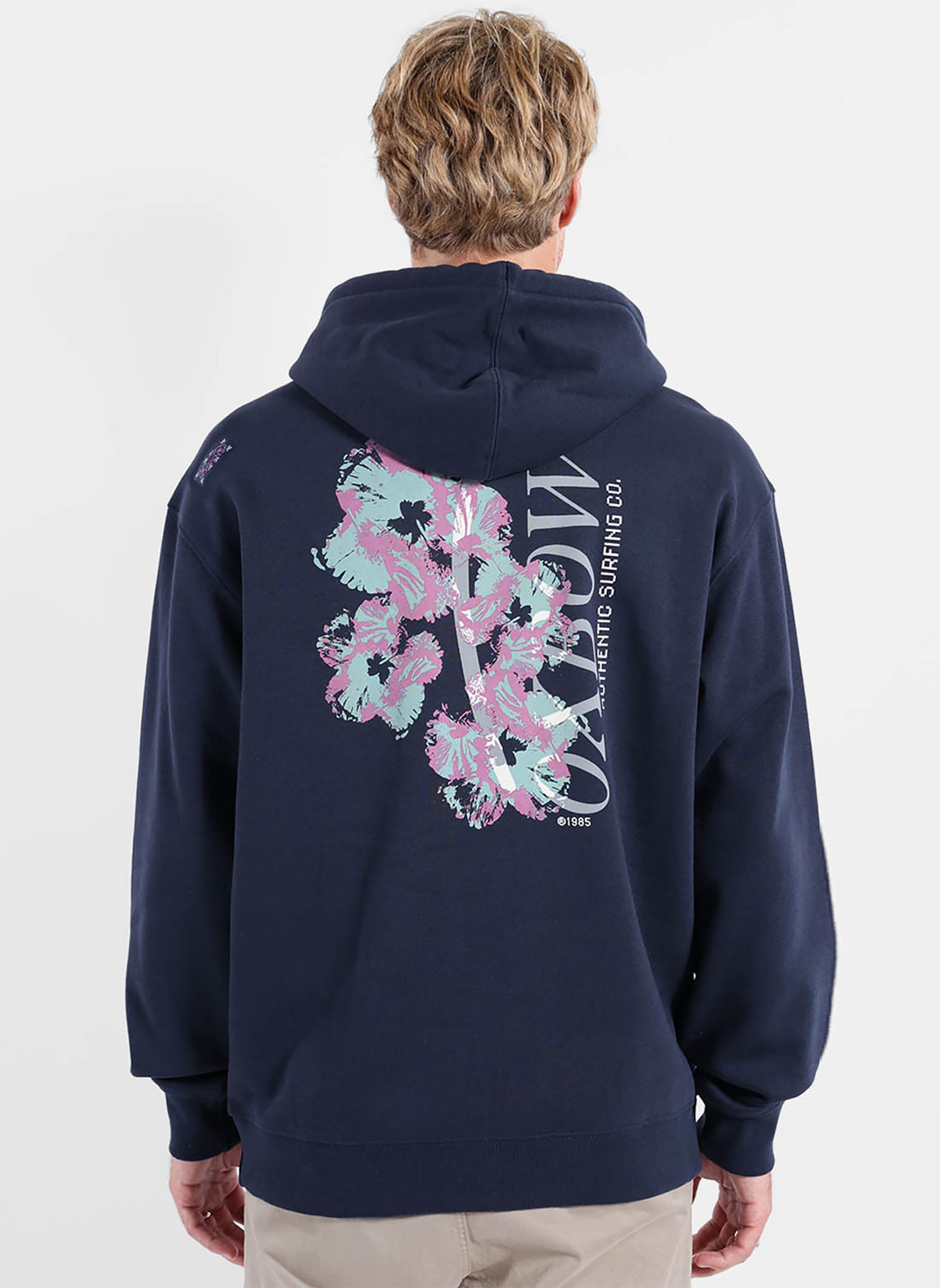 Sweats à capuche PIXELATE homme bleu Oxbow Sweats à capuche PIXELATE homme bleu Bleu marine