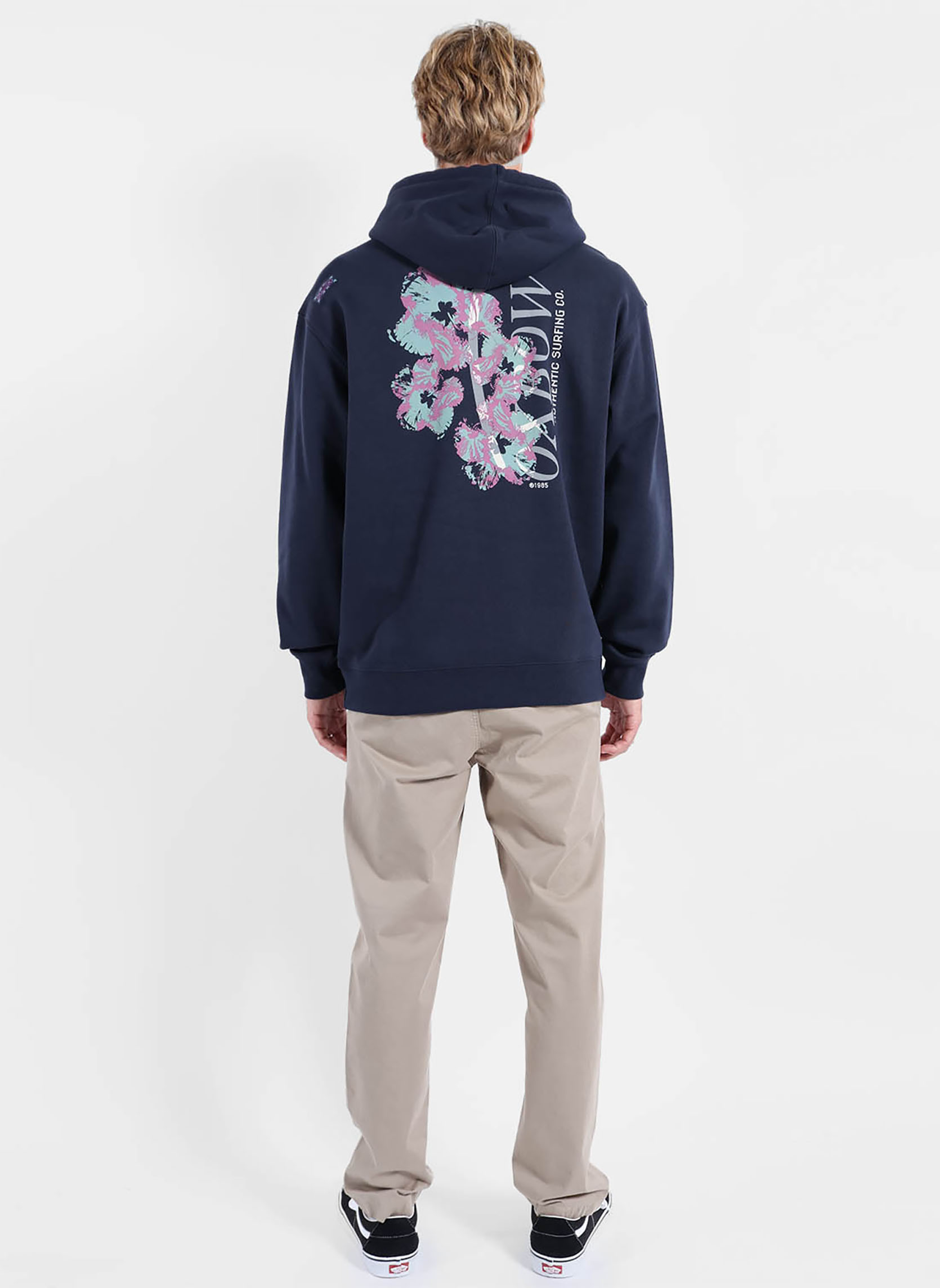 Sweats à capuche PIXELATE homme bleu Oxbow Sweats à capuche PIXELATE homme bleu Bleu marine