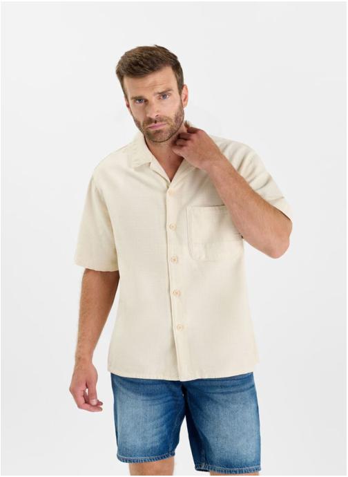 Le temps des cerises Chemises Chemise SULO White homme blanc