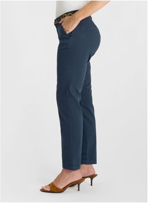 Le temps des cerises Pantalons droit Pantalon droite KRISTIN Blue femme bleu