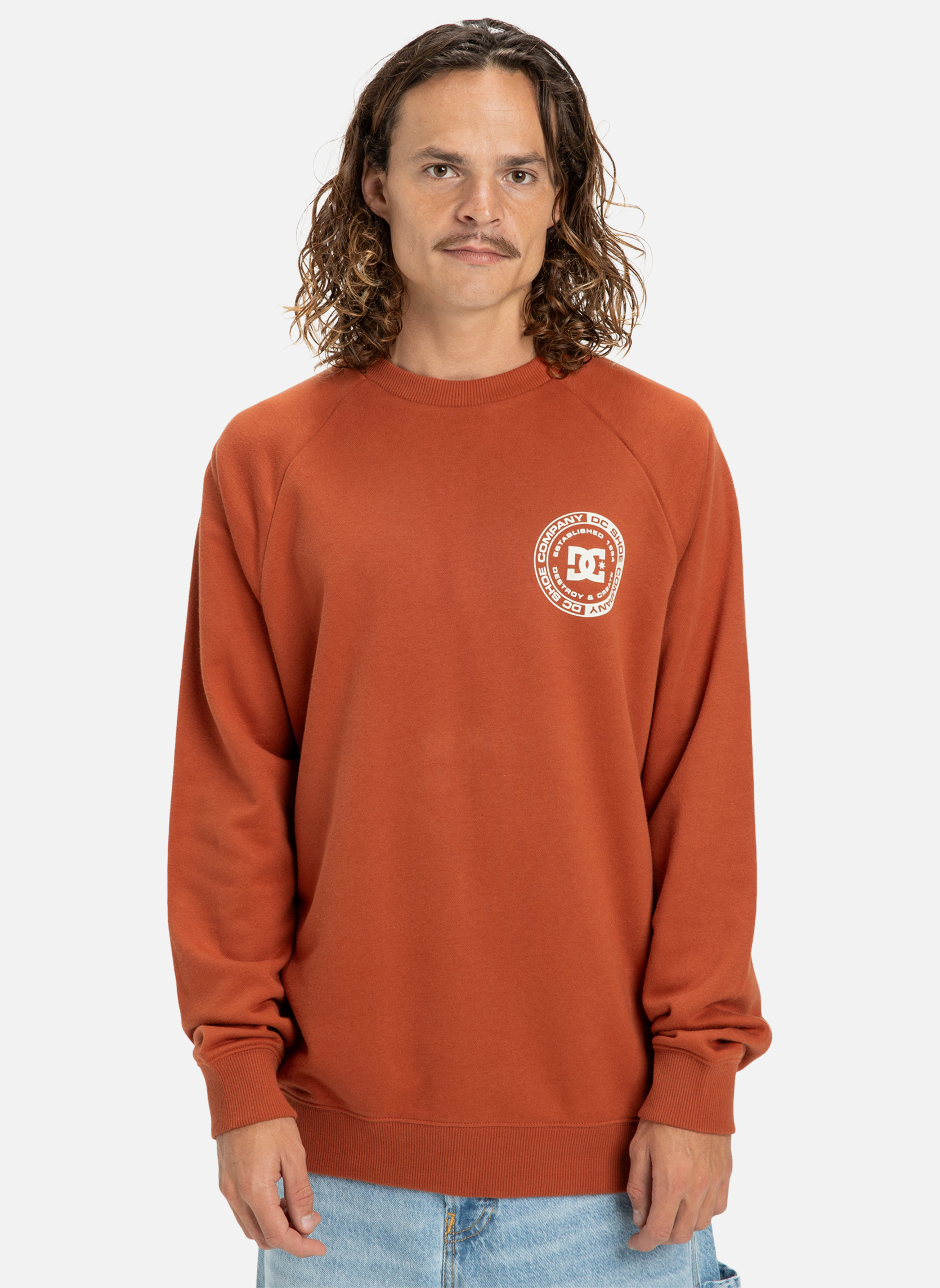 Sweats à capuche DC Corpo Raglan homme orange DC Shoes Sweats à capuche DC Corpo Raglan homme orange Orange