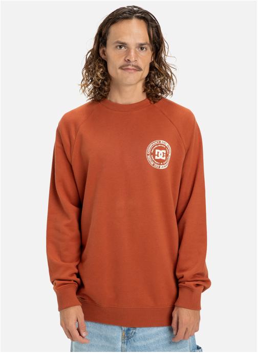 DC Shoes Sweats à capuche DC Corpo Raglan homme orange