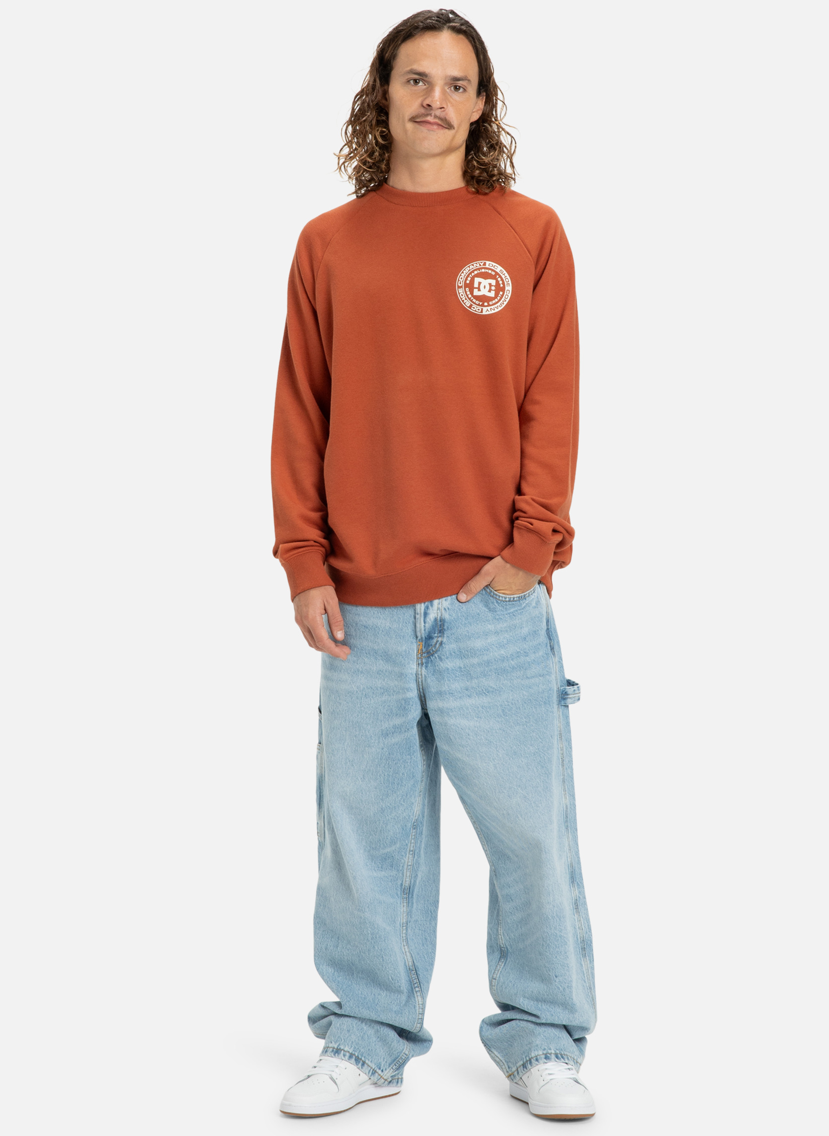 Sweats à capuche DC Corpo Raglan homme orange DC Shoes Sweats à capuche DC Corpo Raglan homme orange Orange