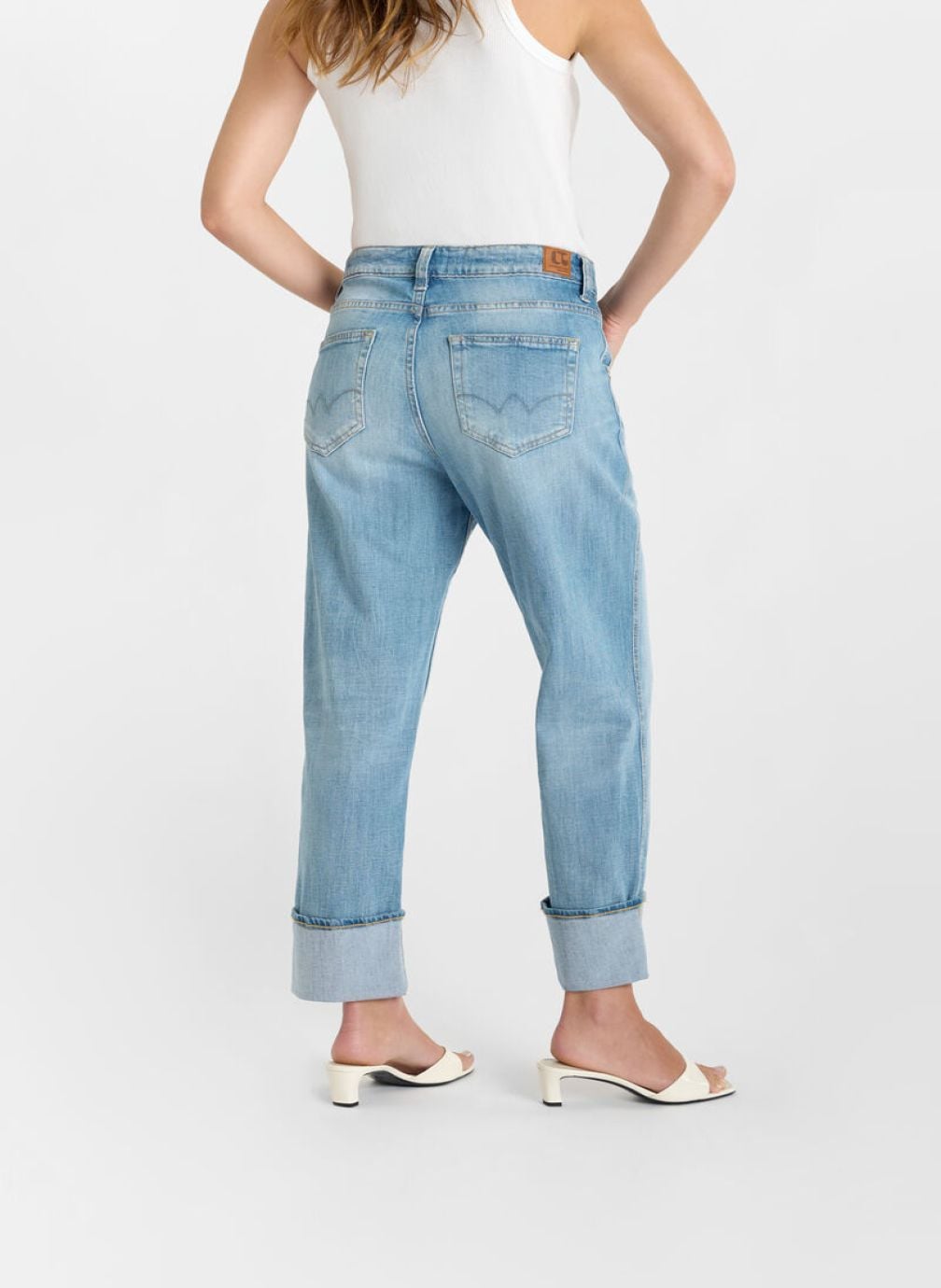 Jeans droit Jeans loose Blue femme bleu Le temps des cerises Jeans droit Jeans loose Blue femme bleu Bleu