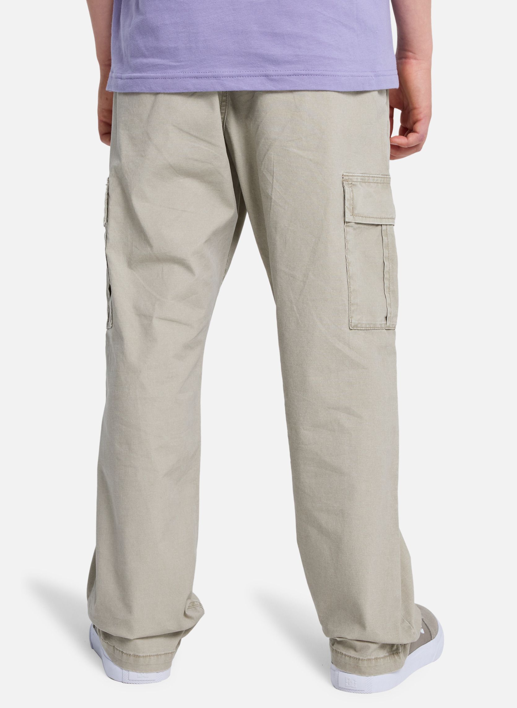 Pantalons Taxer garçon beige Quiksilver Pantalons Taxer garçon beige Beige