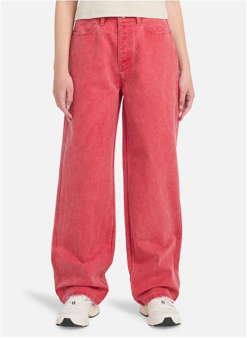 Element Pantalons droit 365 Canvas W femme rouge