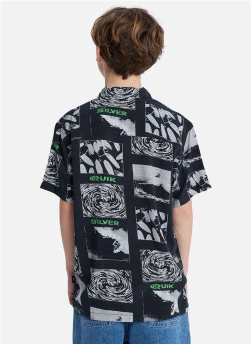 Quiksilver Chemises Mercury Tubes garçon noir