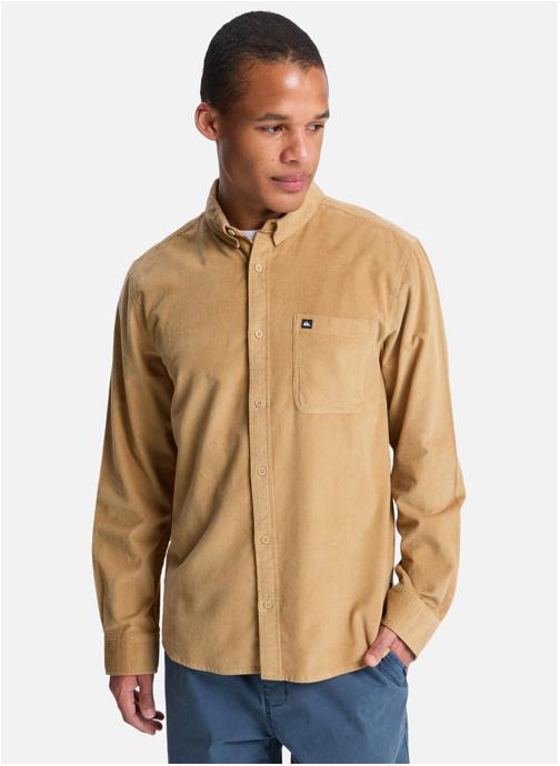 Quiksilver Chemises Smoke Trail Cord homme marron
