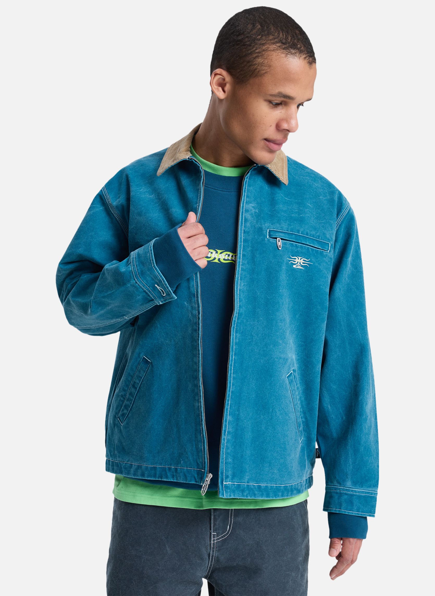 Blousons Shaper Pad homme bleu Quiksilver Blousons Shaper Pad homme bleu Bleu