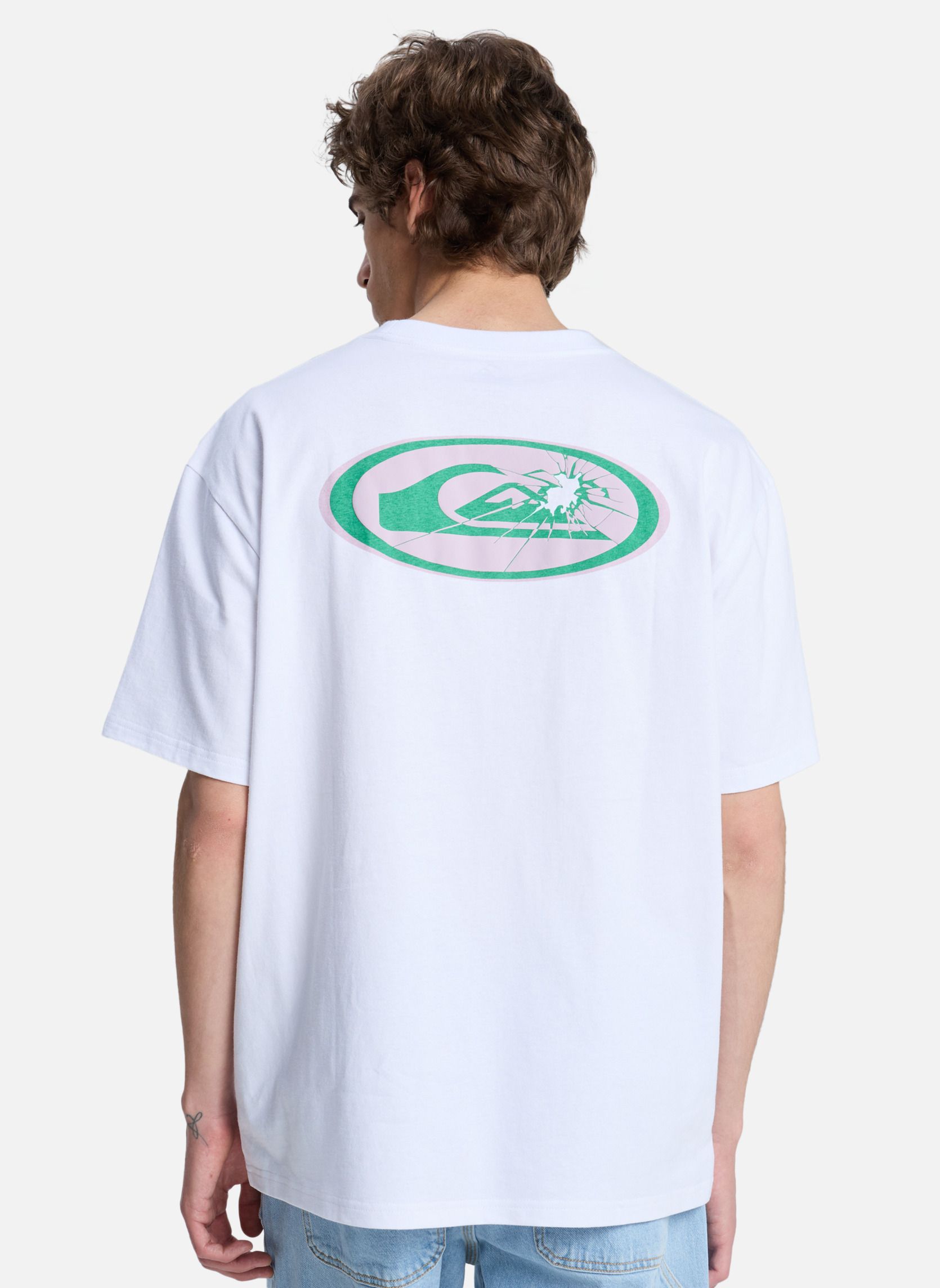 Tee-shirts Fractured Wave homme blanc Quiksilver Tee-shirts Fractured Wave homme blanc Blanc