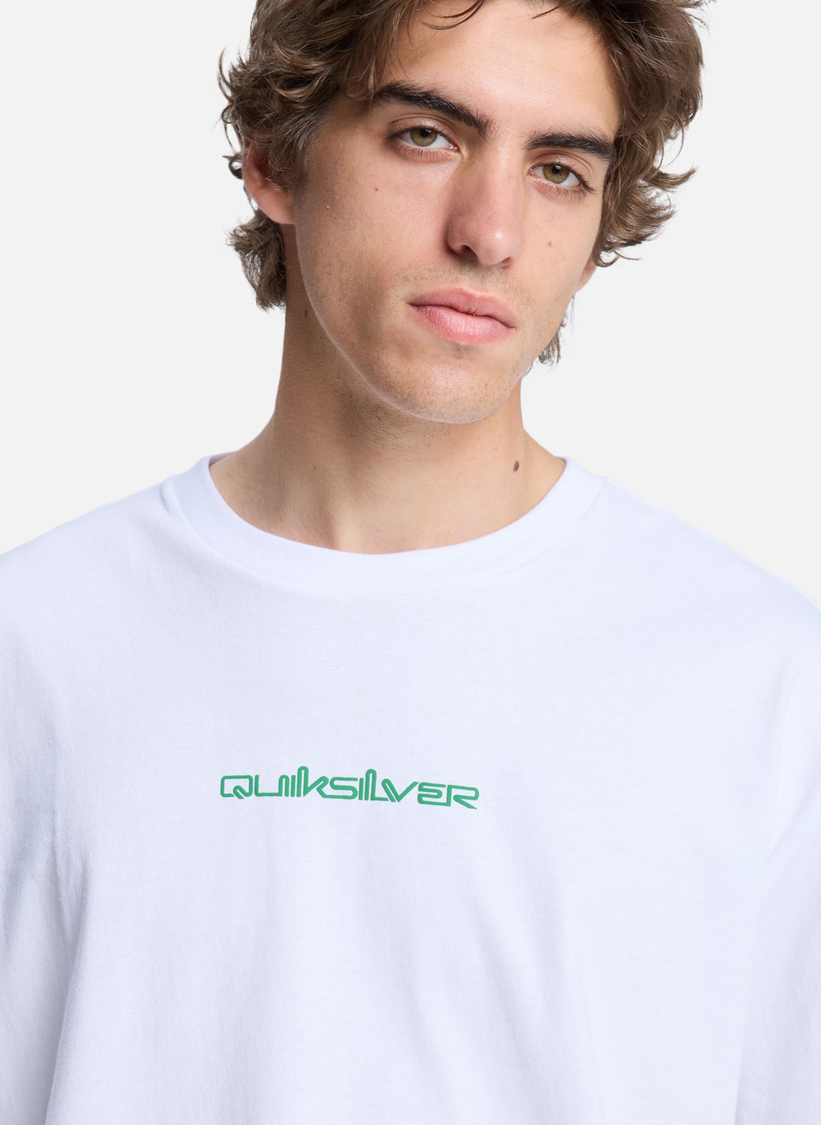 Tee-shirts Fractured Wave homme blanc Quiksilver Tee-shirts Fractured Wave homme blanc Blanc
