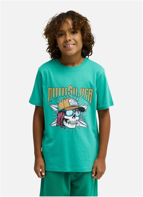 Quiksilver Tee-shirts Sound On garçon vert