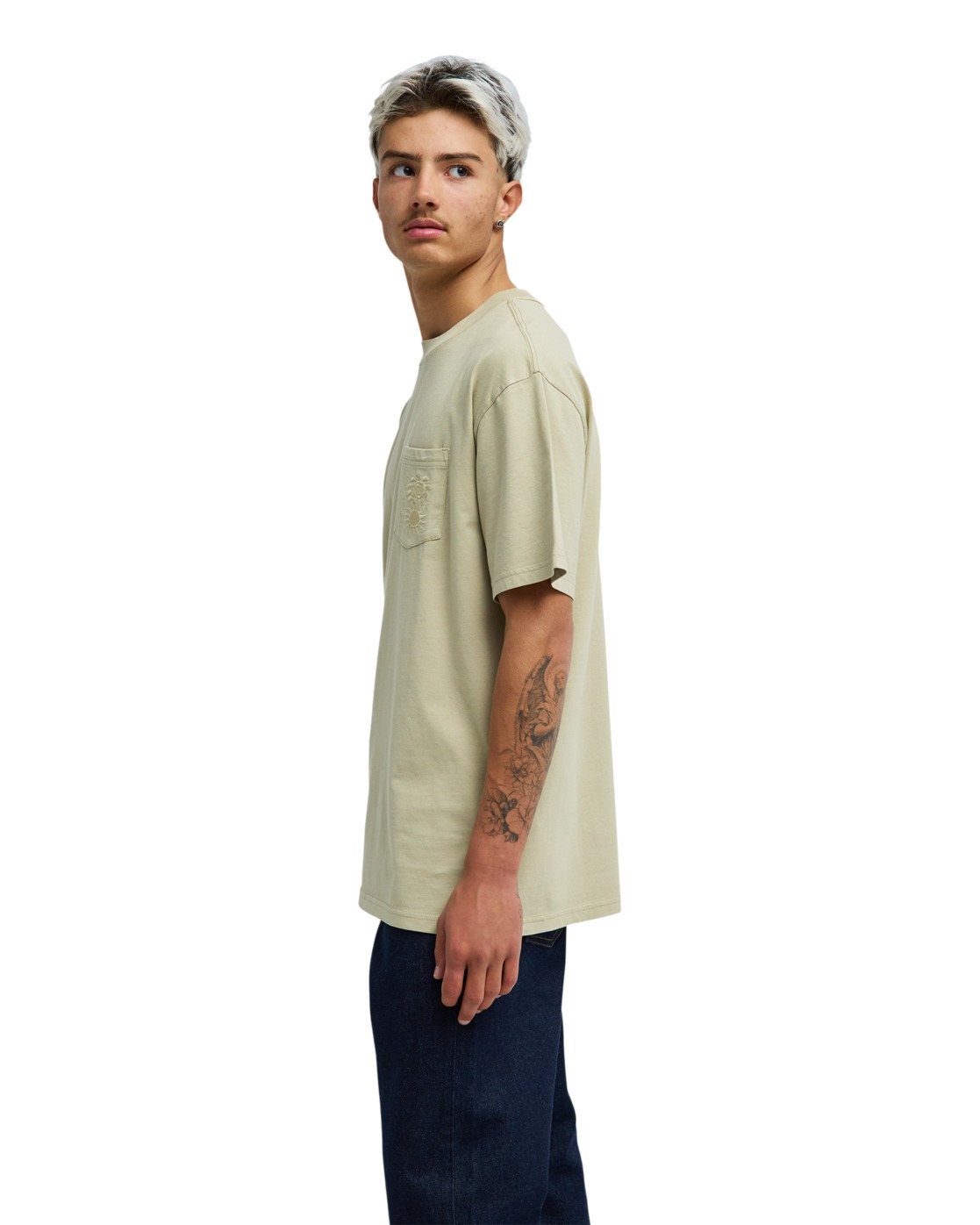 Tee-shirts Oxni Washed homme beige Quiksilver Tee-shirts Oxni Washed homme beige Beige