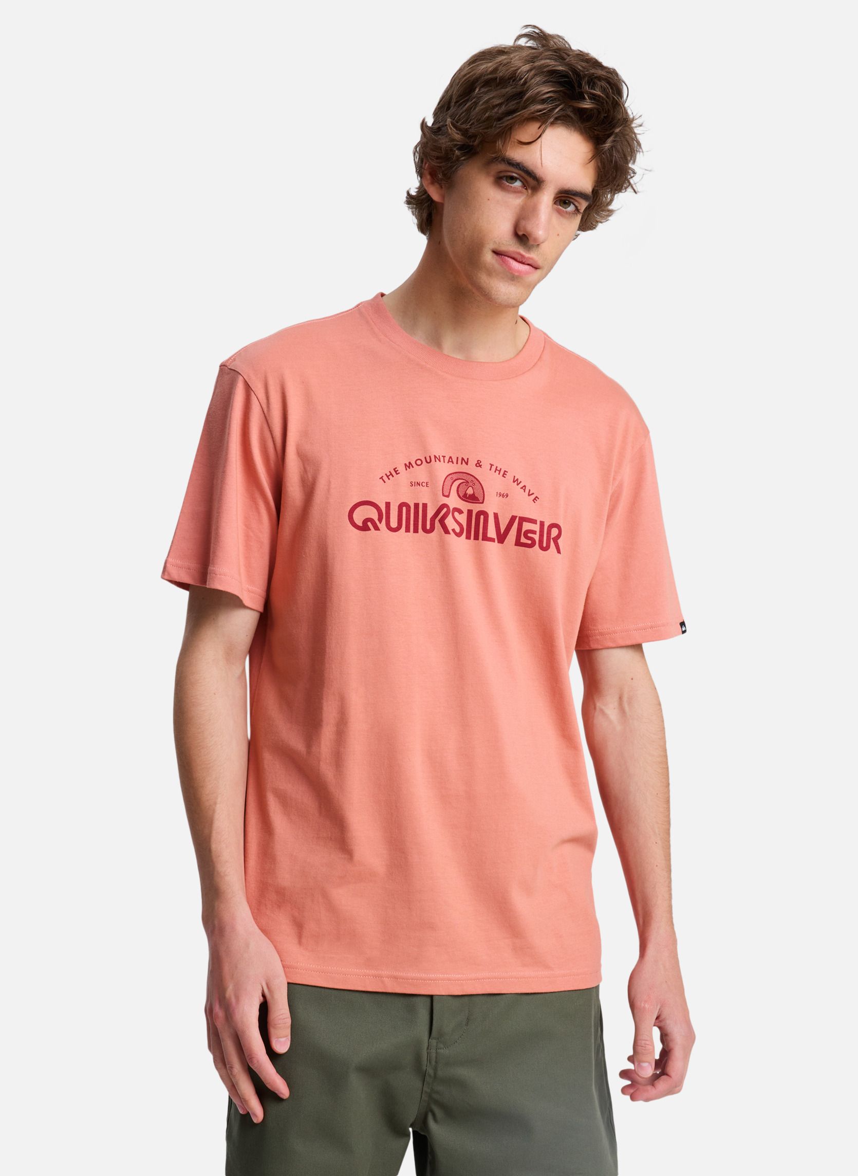 Tee-shirts EV Vista homme rose Quiksilver Tee-shirts EV Vista homme rose Rose