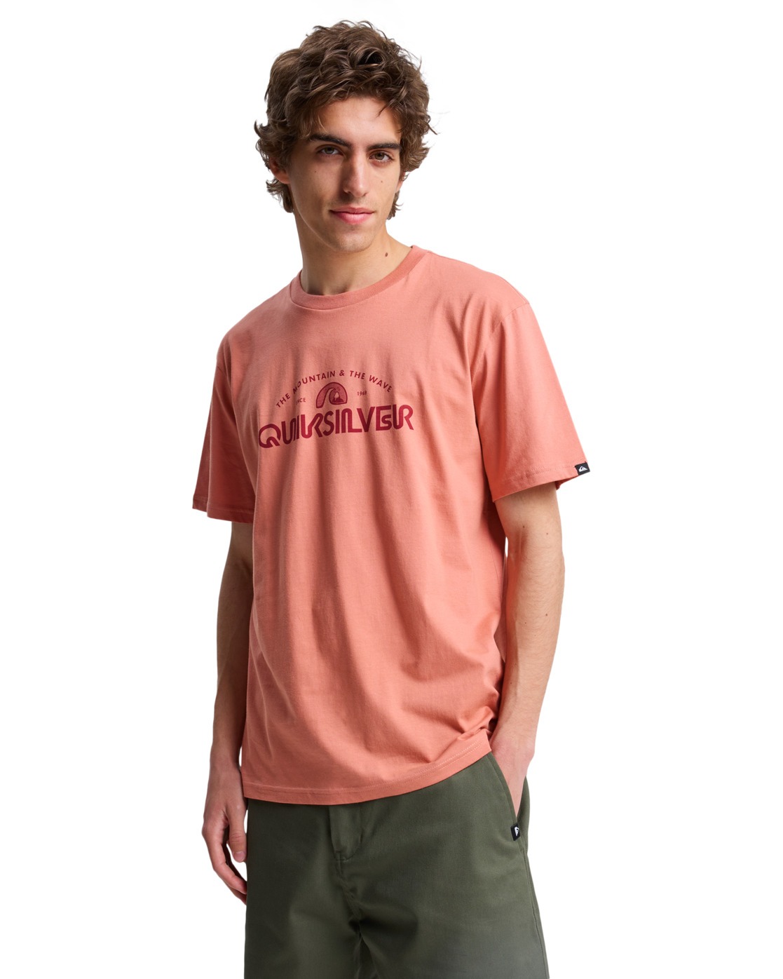 Tee-shirts EV Vista homme rose Quiksilver Tee-shirts EV Vista homme rose Rose