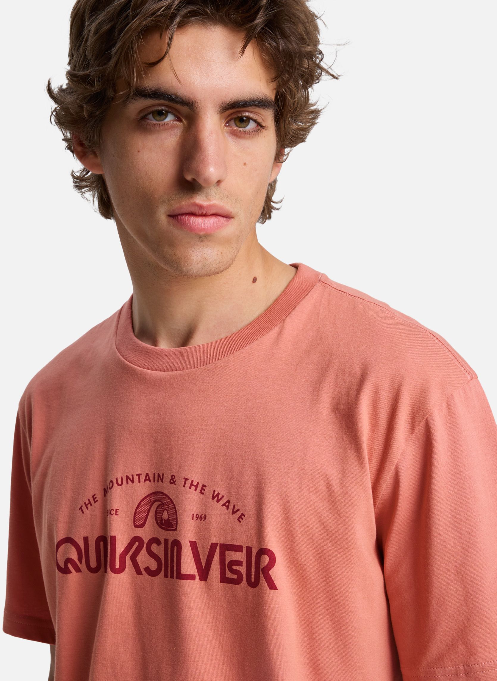 Tee-shirts EV Vista homme rose Quiksilver Tee-shirts EV Vista homme rose Rose