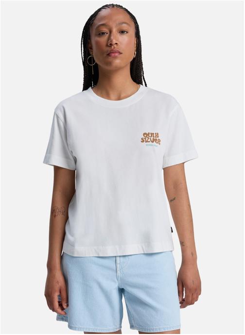 Quiksilver Tee-shirts Standard femme blanc