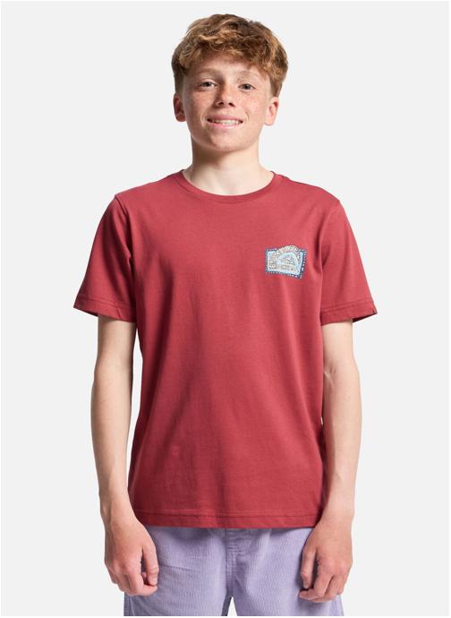 Quiksilver Tee-shirts Heritage garçon rouge