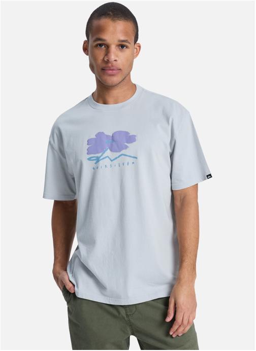 Quiksilver Tee-shirts Structured Flower homme gris