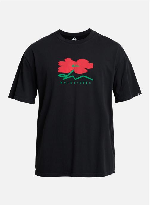 Quiksilver Tee-shirts Structured Flower homme noir