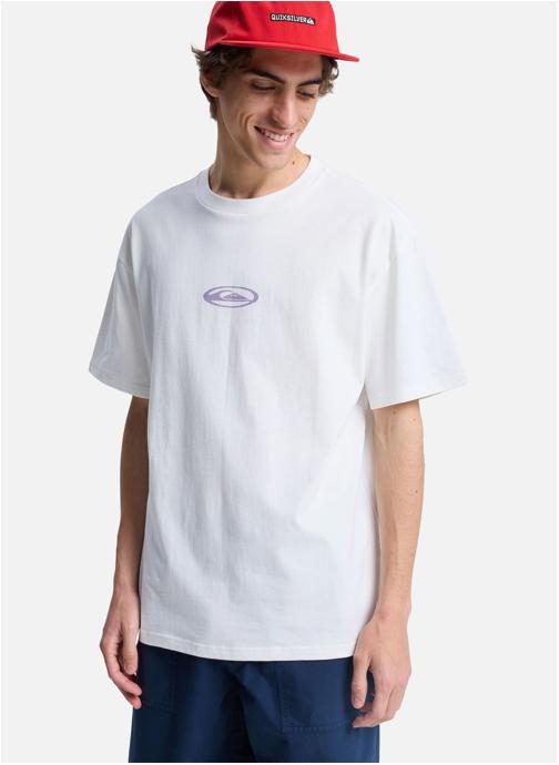 Quiksilver Tee-shirts Flowers Surfing homme blanc