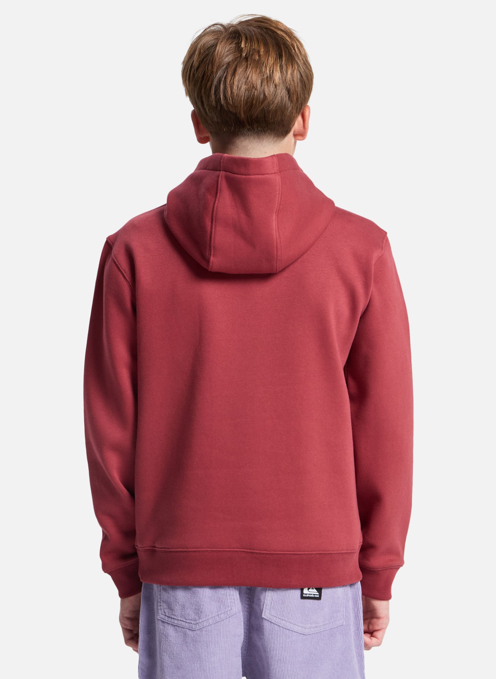 Sweats à capuche Fundamental Ride garçon rouge Quiksilver Sweats à capuche Fundamental Ride garçon rouge Rouge